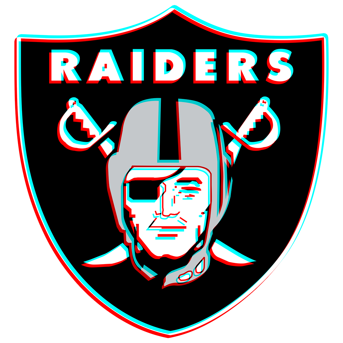 Phantom Oakland Raiders logo decal supplier